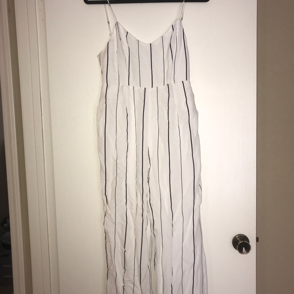 Striped jumpsuit